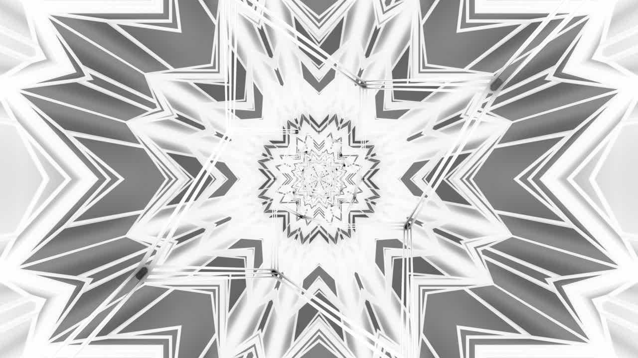 This visual display features an intricate tunnel design that seamlessly loops, creating a mesmerizing experience with striking patterns and depth. Ideal for screensavers or ambient visuals