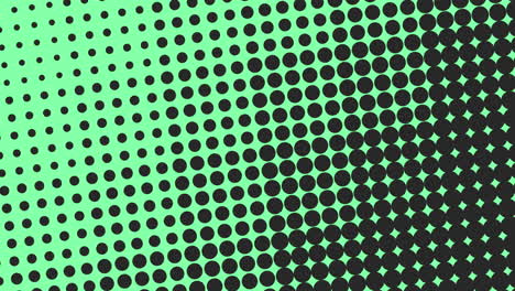 circular dotted pattern on green background