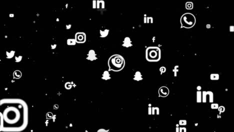 el fondo del icono social 4k