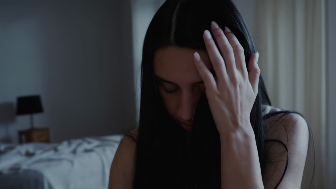 Young Woman in a Bedroom