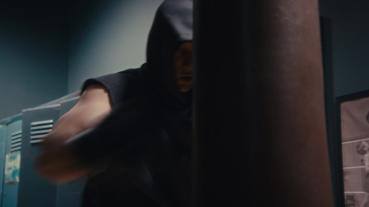 sesión de entrenamiento de boxeo