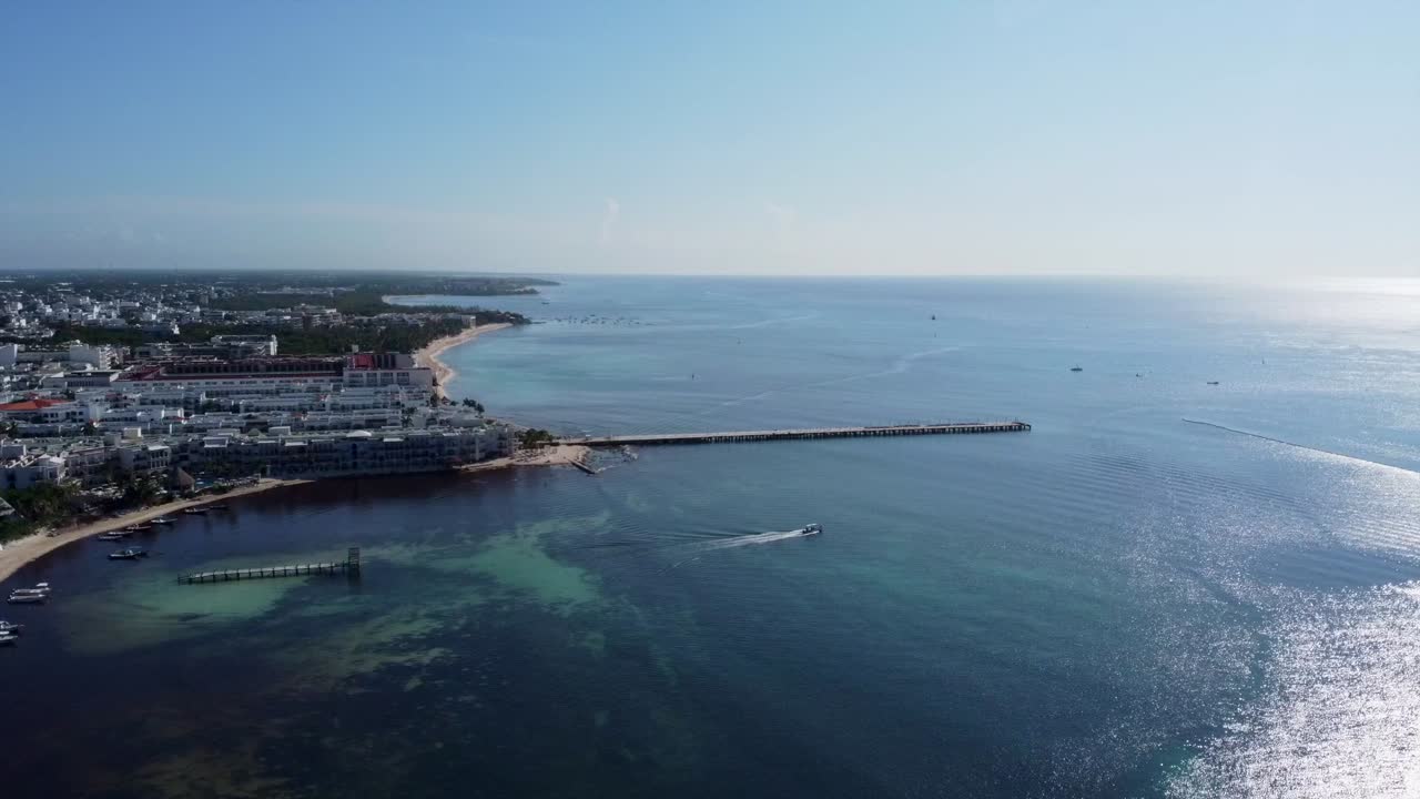 vista aérea playa del carmen méxico