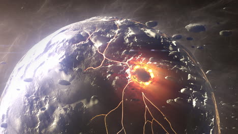 planet destruction in space