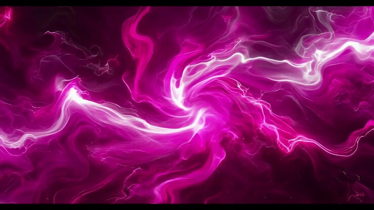 Abstract Pink and White Swirling Energy Background
