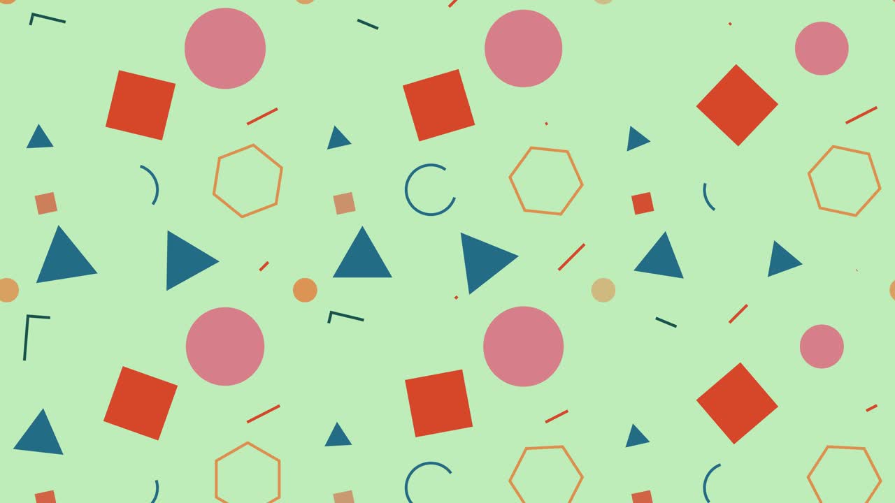 formas geométricas de colores de fondo