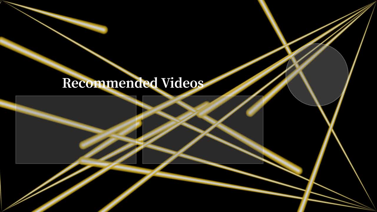 Laser stage set beam end card ending screen motion graphics