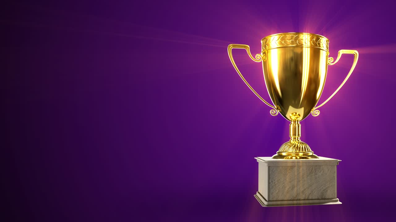 el cuenco de recompensa gira, espacio libre para su contenido - video de bucle