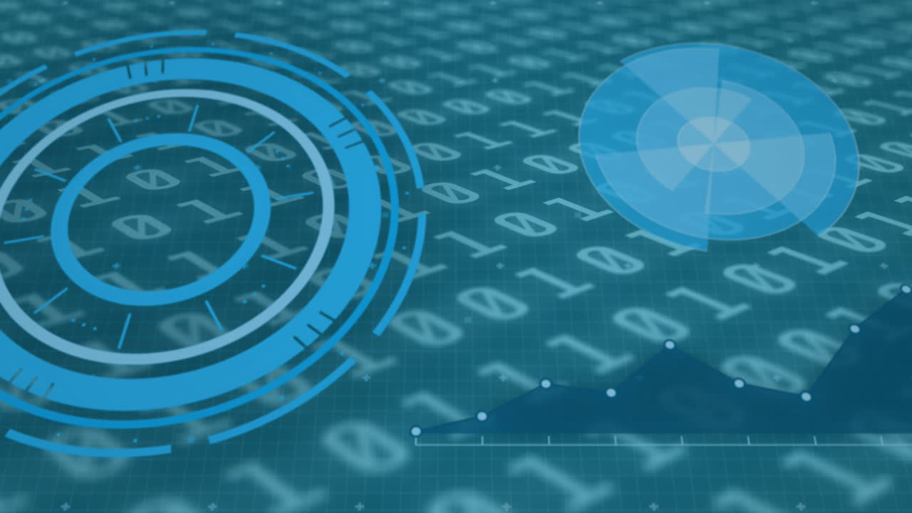 animación de los ámbitos de escaneo en código binario