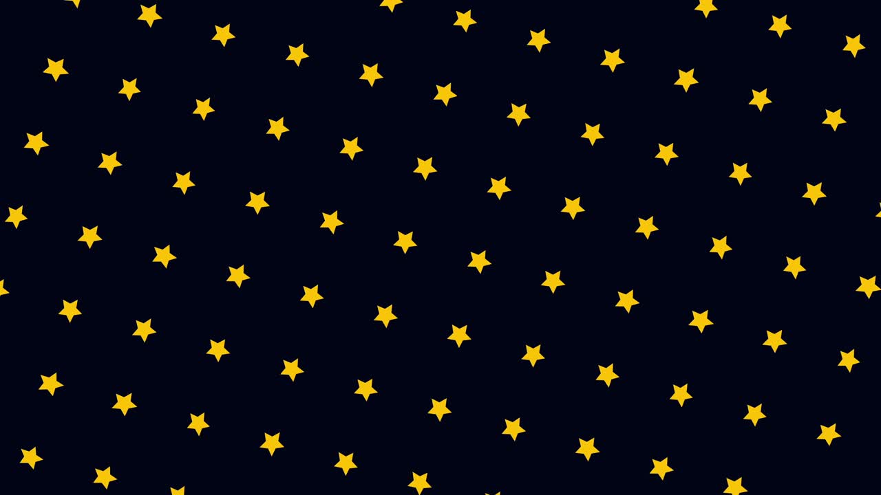 cielo nocturno con estrellas amarillas