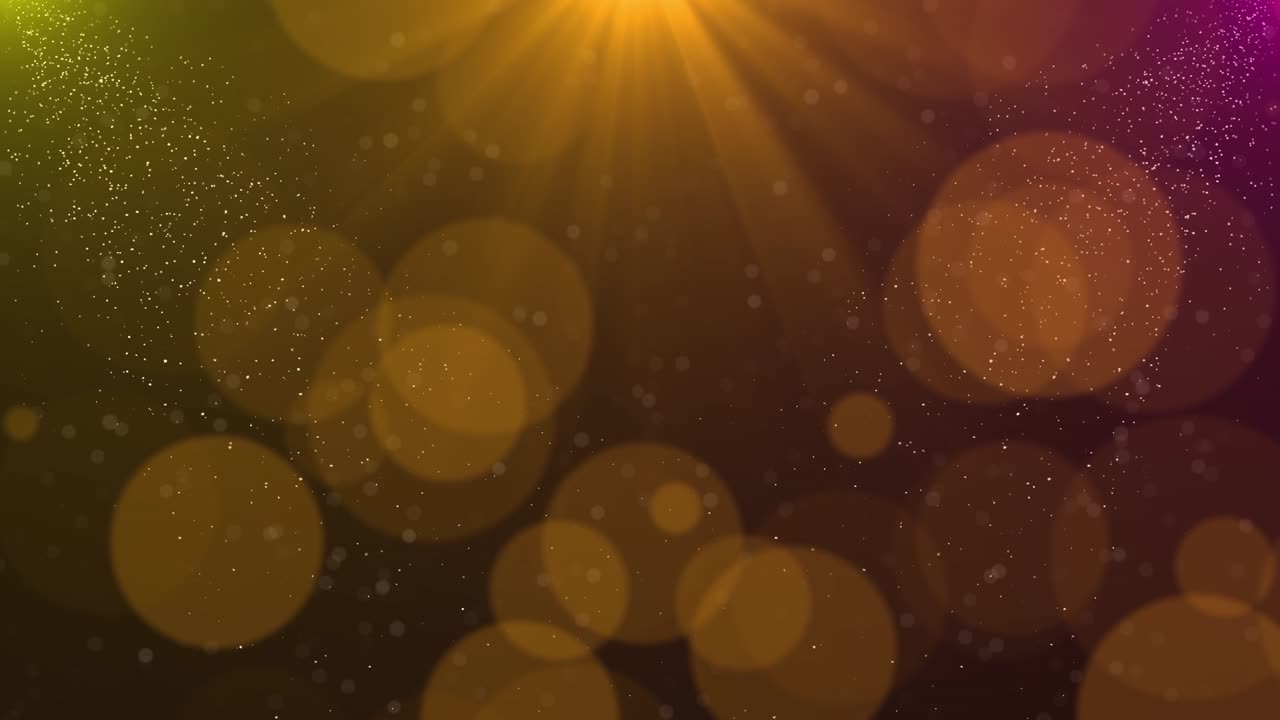 Abstract Bokeh Background with Light Leaks