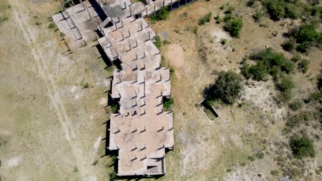 áfrica vista desde un avión no tripulado