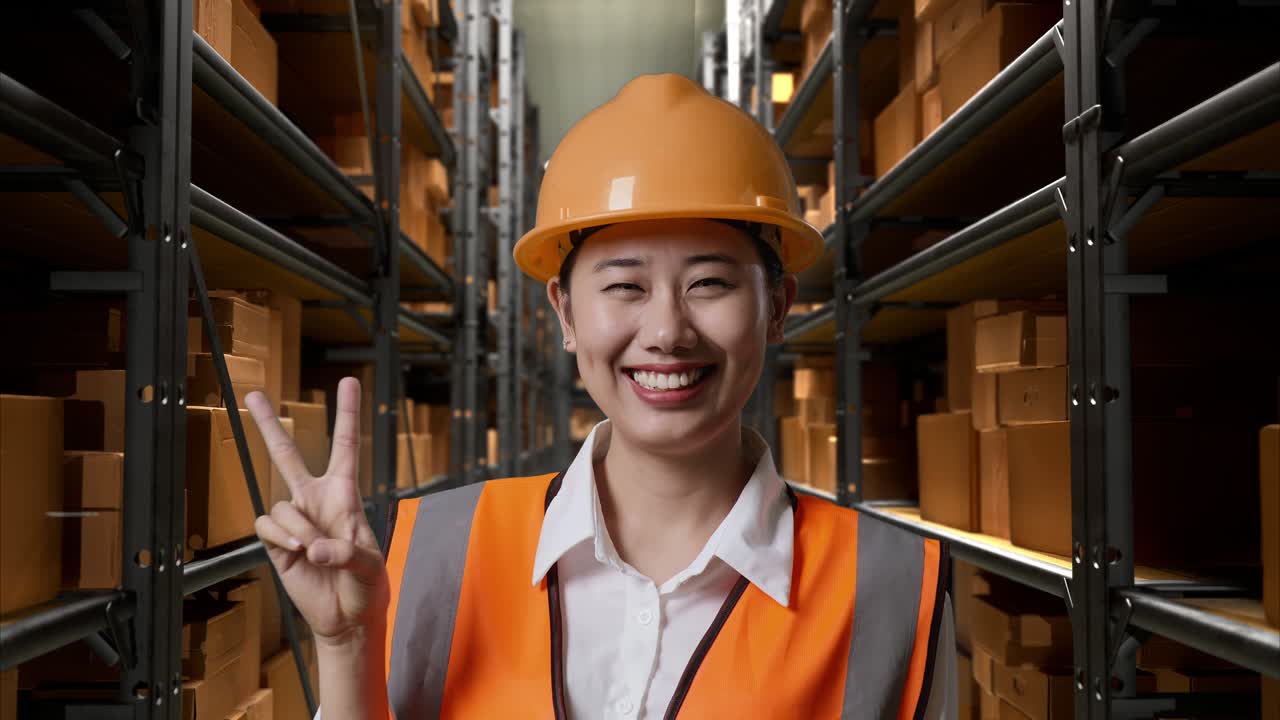 창고 시설의 창고 노동자