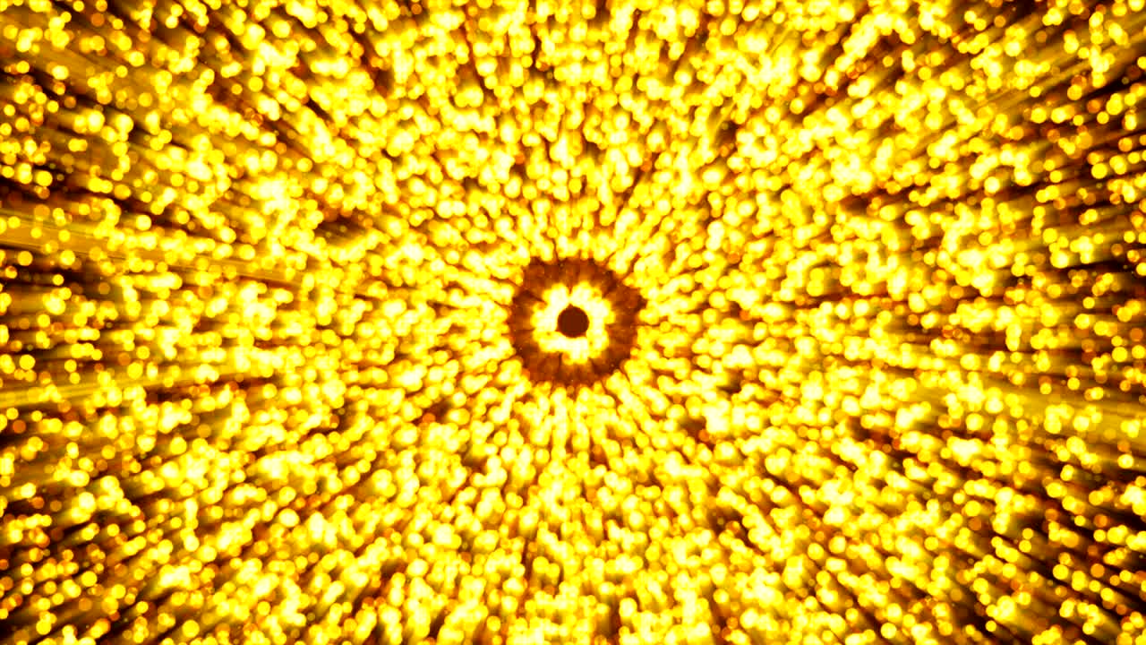 fondo de oro abstracto. telón de fondo digital. renderización en 3d