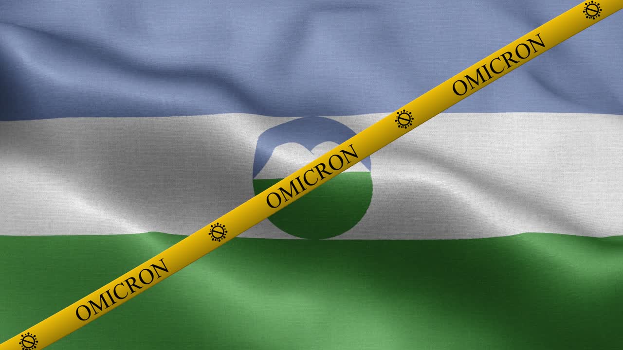 오미크론 변종과 카바르디노 발카리아 발의 금지 줄무 - 카바르데노 볼카리아의 발