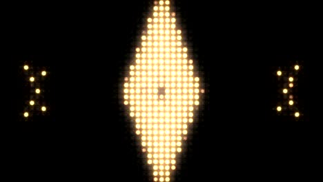 pulsación interminable del patrón en la pared de la luz