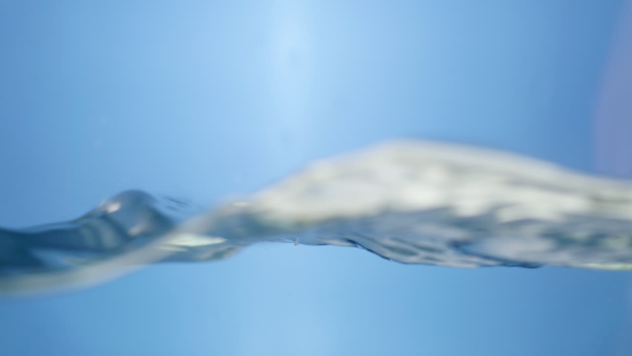 물 표면 느린 움직임 추상적인 배경