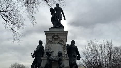 statue in washington d.c. in afternoon