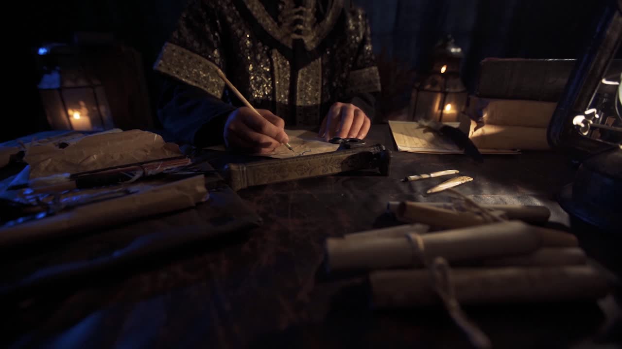 역사적 시대에 편지를 쓰는 것입니다.