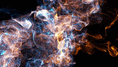 dynamic abstract particle swirls