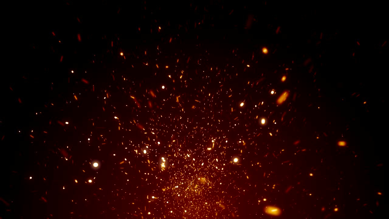 Particles dust abstract light bokeh motion titles cinematic background loop