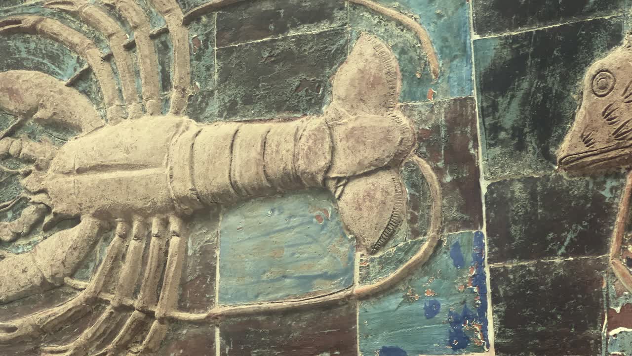 An up-close look at a ceramic tile art exhibit in an enchanting Spanish fishing village