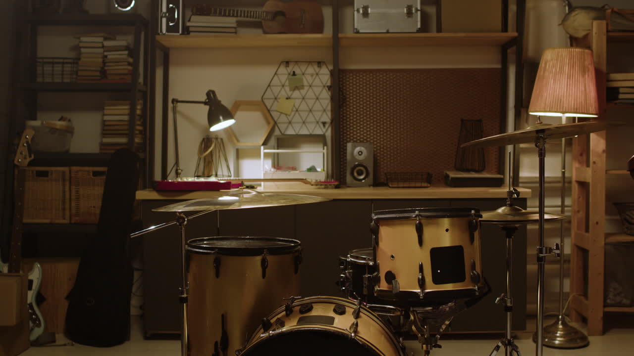 방에 있는 악기