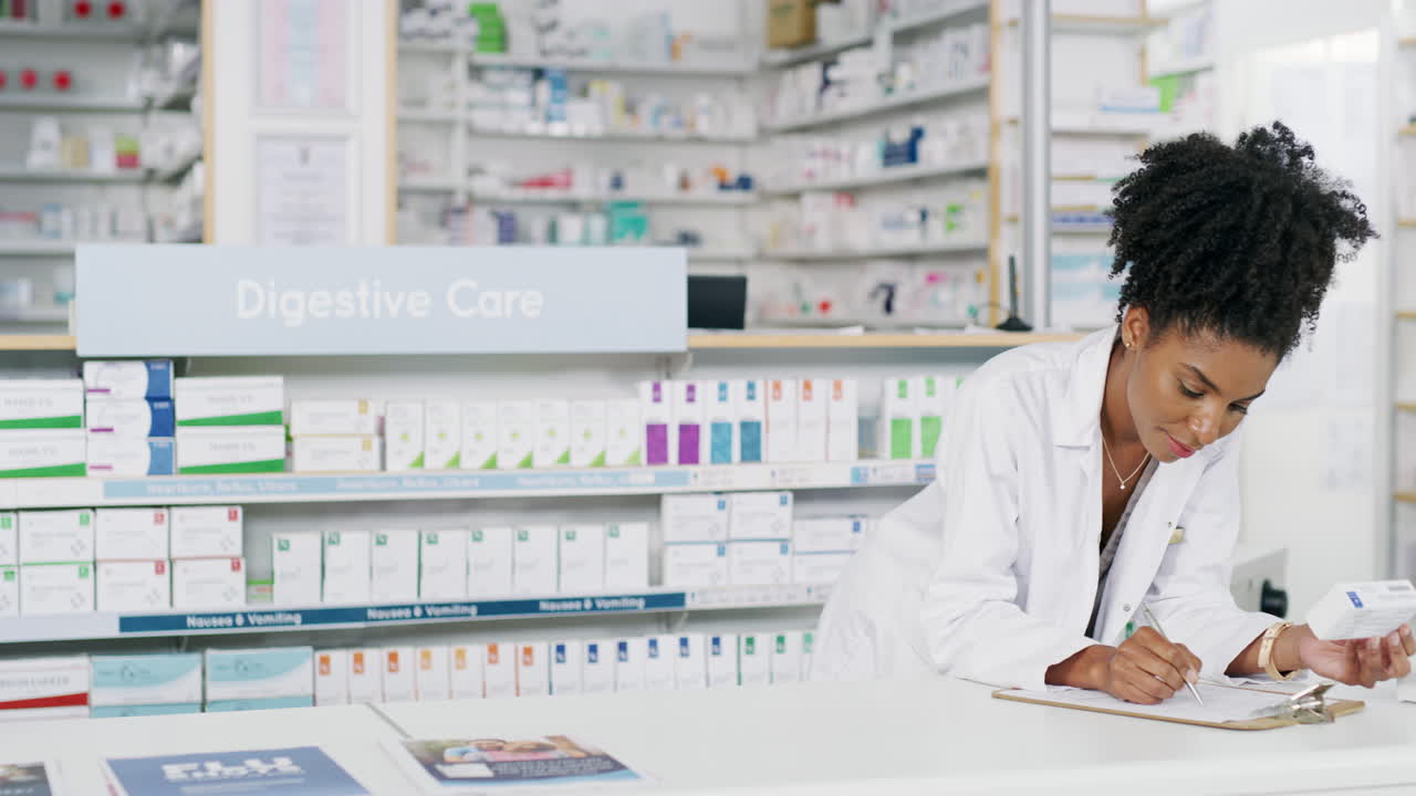 She's got plenty of prescriptions to fill out