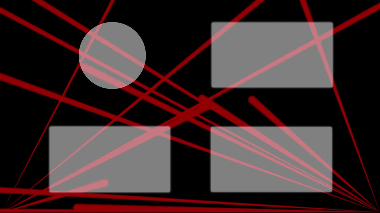 el conjunto de la etapa del láser del haz de la tarjeta final de la pantalla final de los gráficos de movimiento