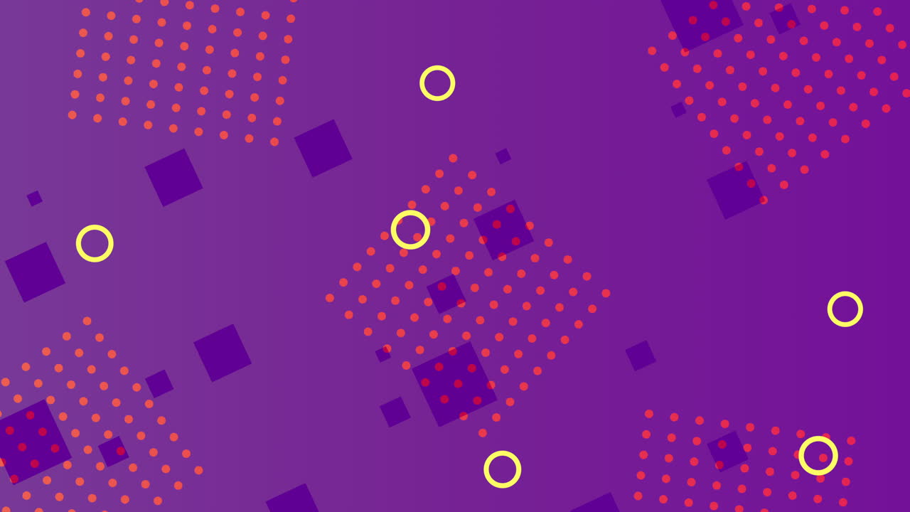 colors lines and geometric figures animation