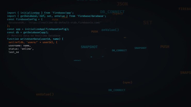 Programming JavaScript Code for Firebase Realtime Database Integration