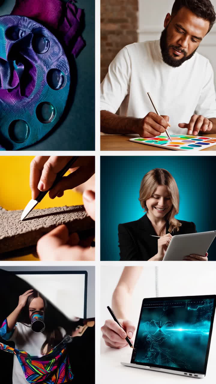 Creative Professionals and Artists at Work