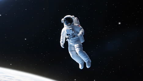 astronauta en el espacio