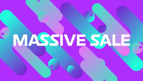 Massive-sale-graphic-and-turquoise-capsules-on-pink-background
