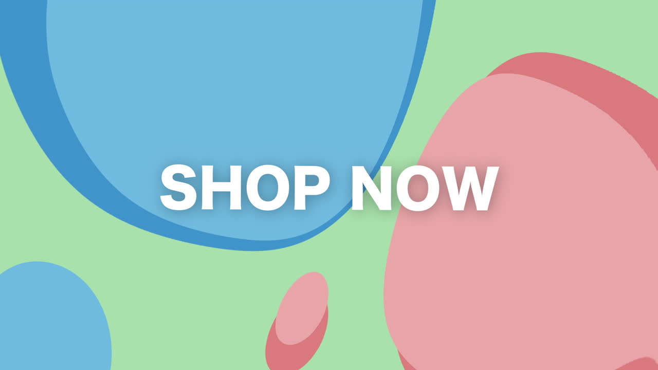 Explore a colorful promotion with engaging graphic motion urging viewers to shop now