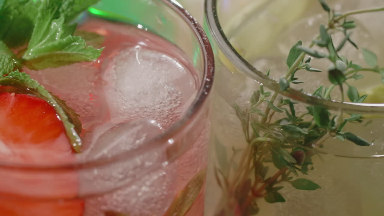 Refreshing Summer Cocktails with Fruit and Ice