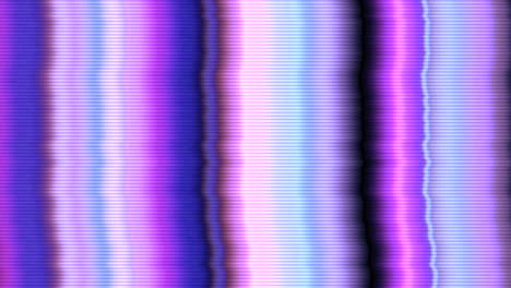 pantalla de televisión mala con estática en barras de colores de neón