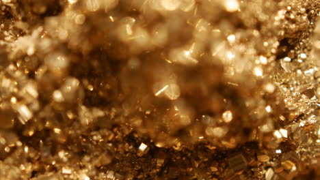 beautiful golden iron pyrite fool's gold