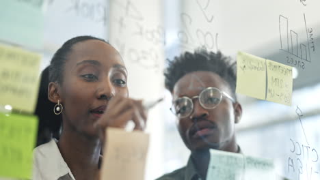 Business people, writing and schedule in team