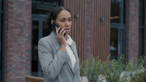 businesswoman on phone call