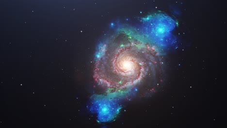 a galaxy in the universe 4k