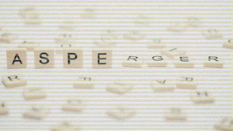 Asperger-written-on-white-squares