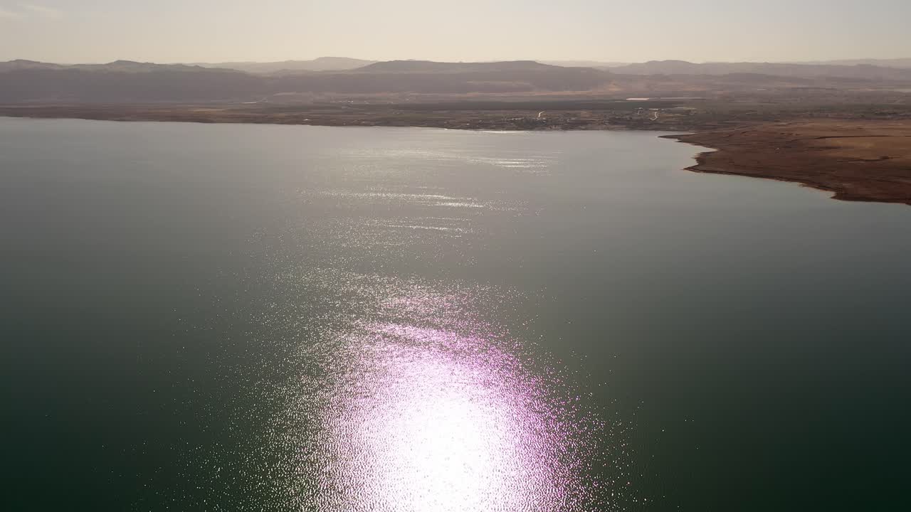 воздушный вид мертвого моря