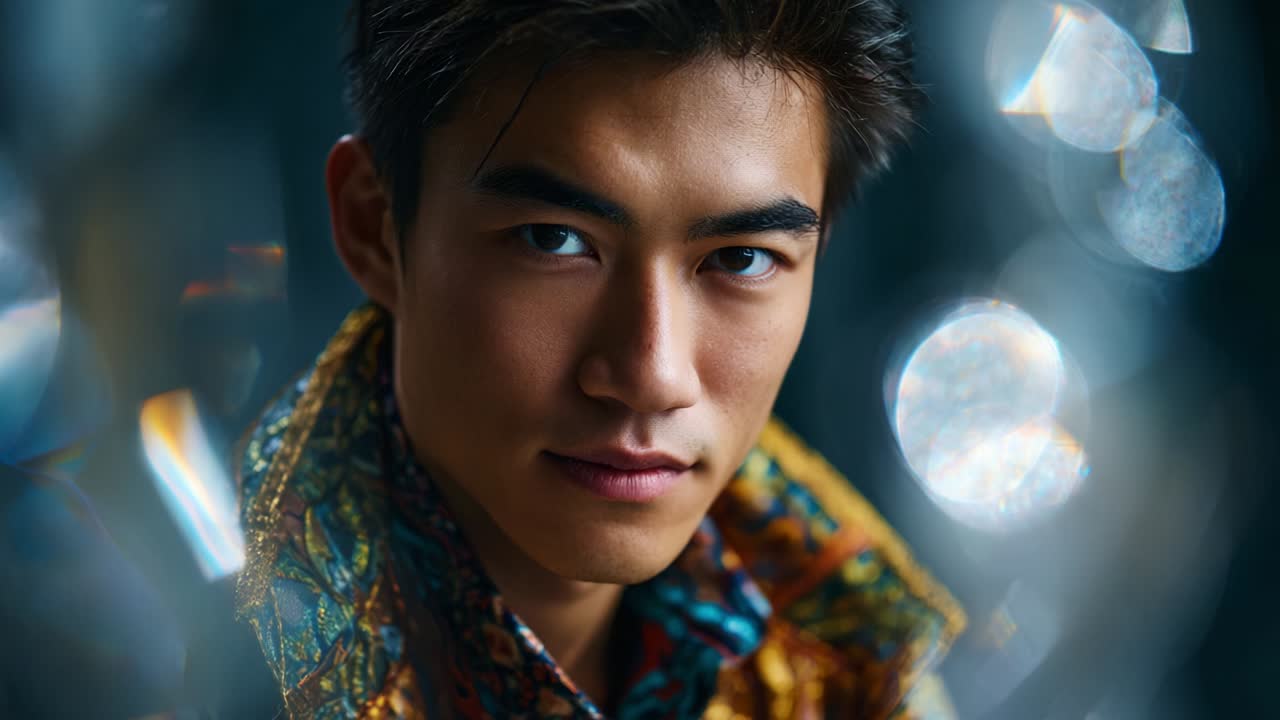 Portrait of an attractive Asian man