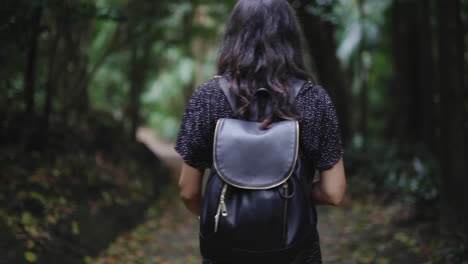 fascinated lady traveler feeling nature at azores, sao miguel portugal