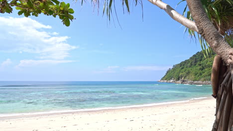 tropical-island,-beach,-and-lagoon-at-Koh-Chang