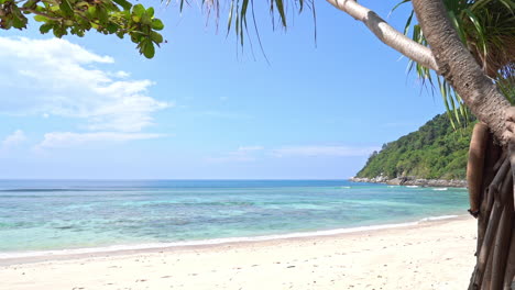 tropical island, beach, and lagoon at koh chang