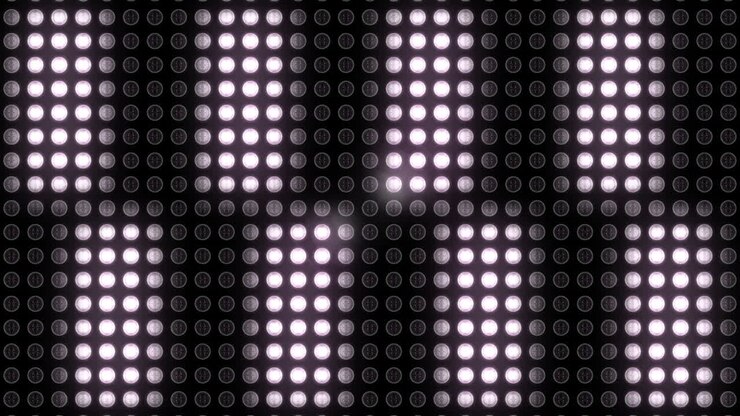 Flickering light at night club