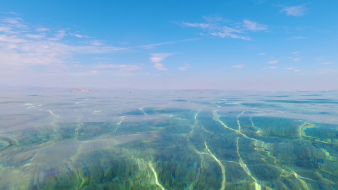 Crystal Clear Sea Water