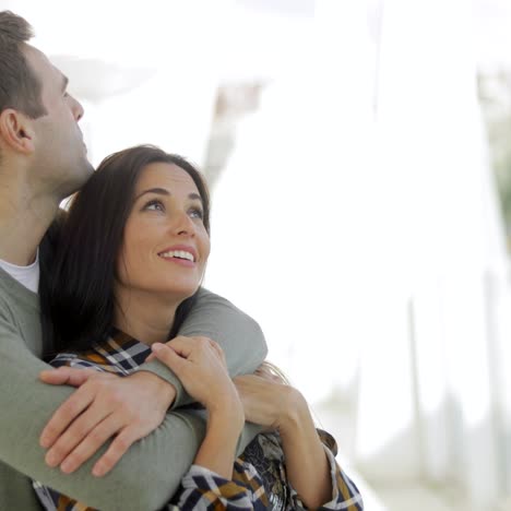 Loving-young-couple-sharing-a-quiet-moment