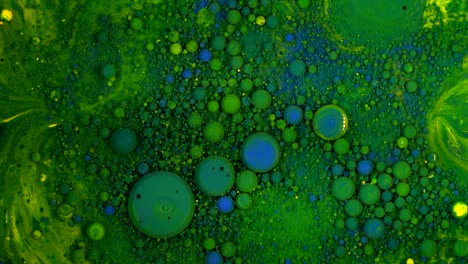 abstract liquid oil bubble background